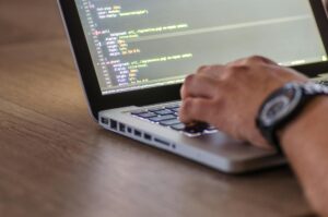 Custom websites design mockup showing unique branded web pages with modern UI elements and responsive layouts